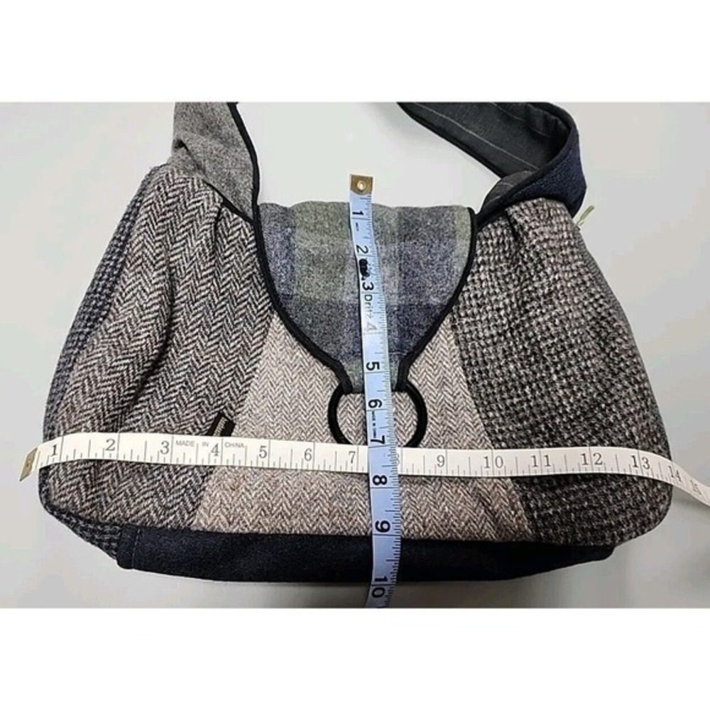 BAABAAZUZU Recycled Wool Patterned Hand BAG PURSE Art‎ Made in Michigan USA  NWT - Picture 8 of 8